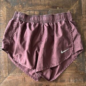 Nike Brown and Black Athletic Shorts Relaxed Fit
